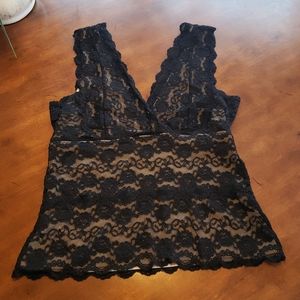 George Black lace tank